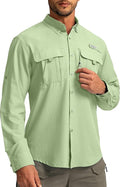 Men's long-sleeved collared shirt