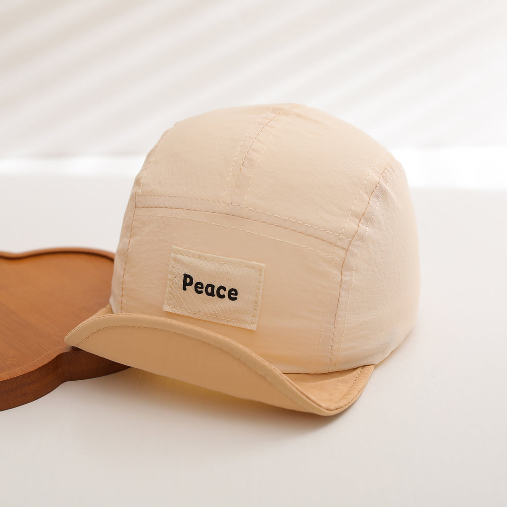 Chapeau pour enfants à rayures multicolores de style japonais
