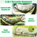 1Pc Hamac de camping avec hamac portable filet Mosquito Tente avec construit dans Mosquito Net Dua