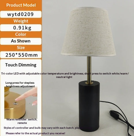 Luminaire de chevet Luminaire de nuit haut de gamme Lampe Ambient de style vintage