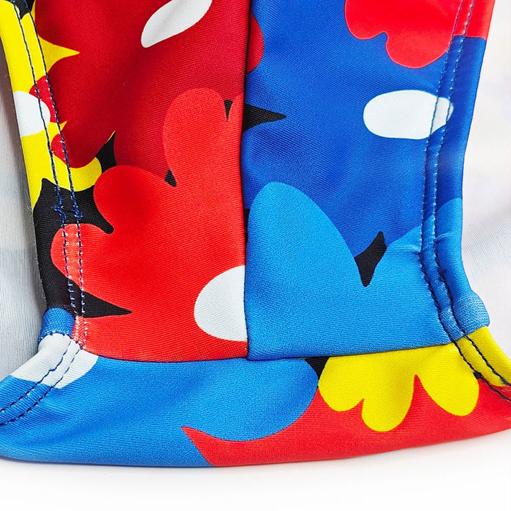 Slips de natation couleur fleur