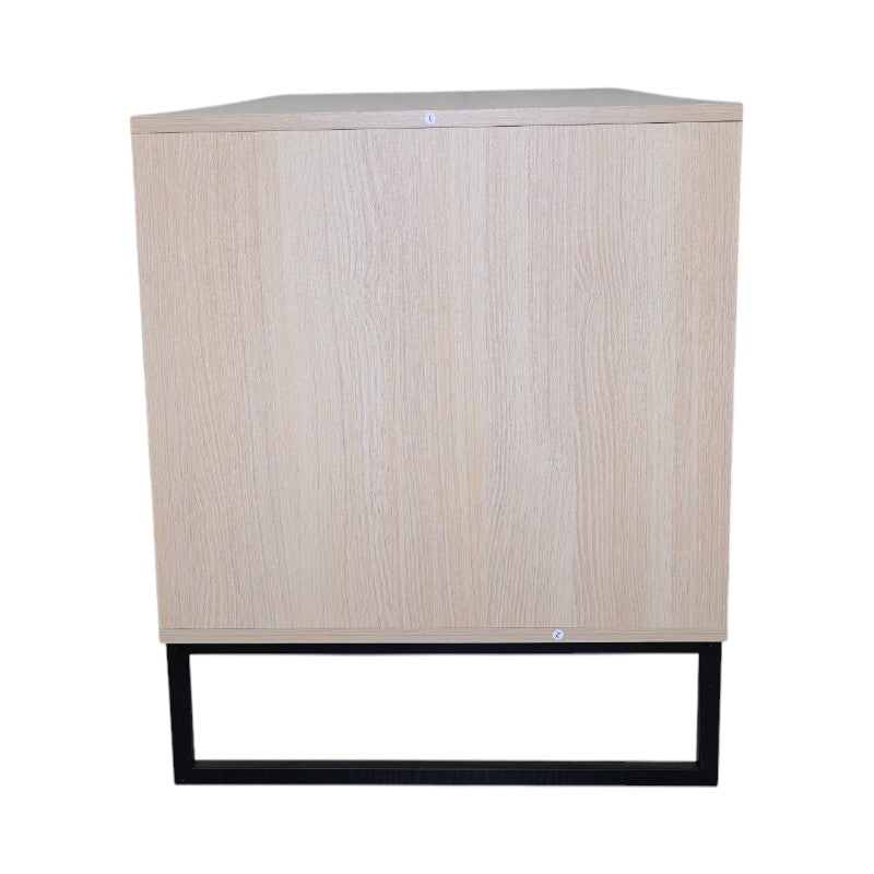 Maison de chat en bois moderne avec tapis de raclage - 47.64" x 21.46" x 25.98"