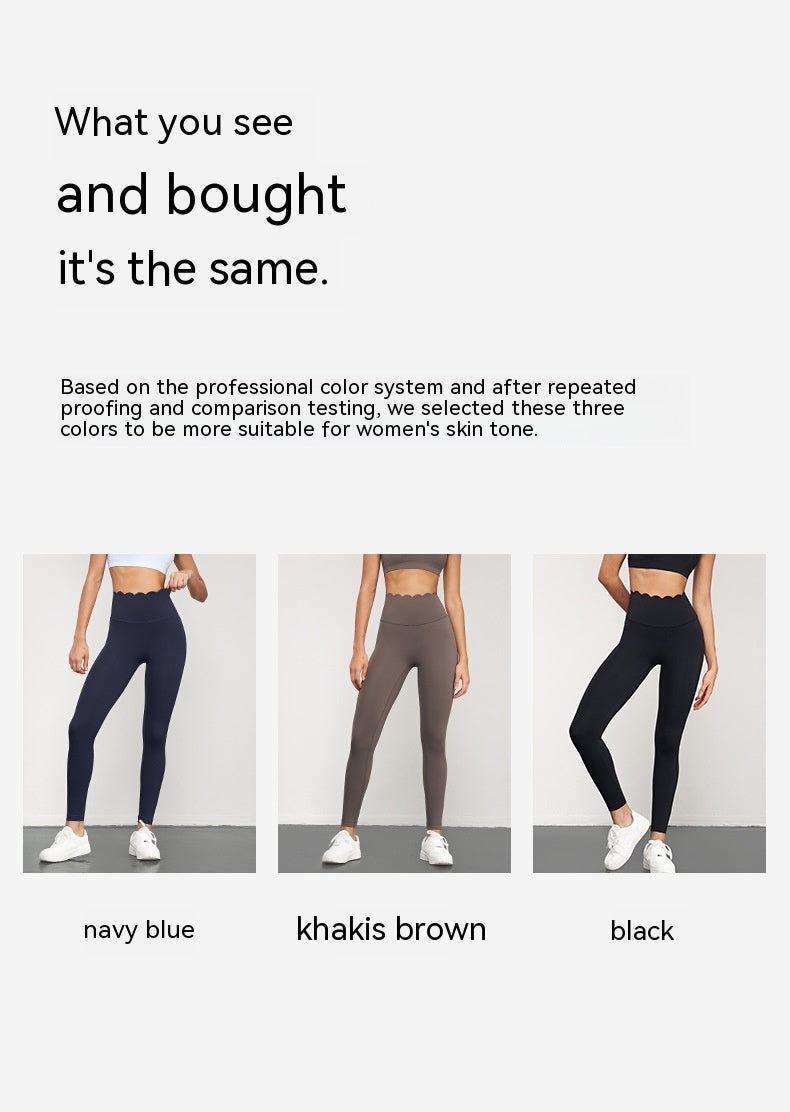 Sports élastiques Pantalon de yoga Femmes en forme d'Abdominal Haute pêche Hip Sports Tights Ant