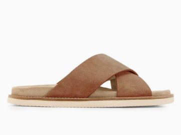 Chaussures de plage en cuir souple tendance