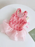 Robe pour animaux de compagnie - Trois dimensions Rose-Pink-L-Polyester-1 pièce