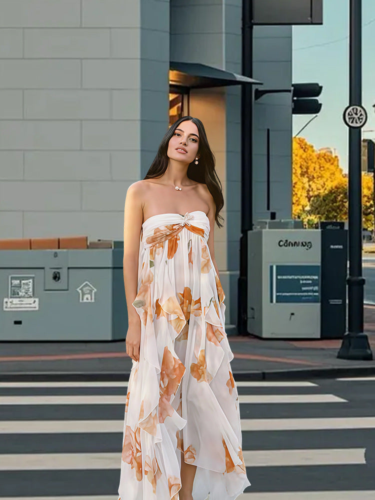 Robe sans haltère sans dos
