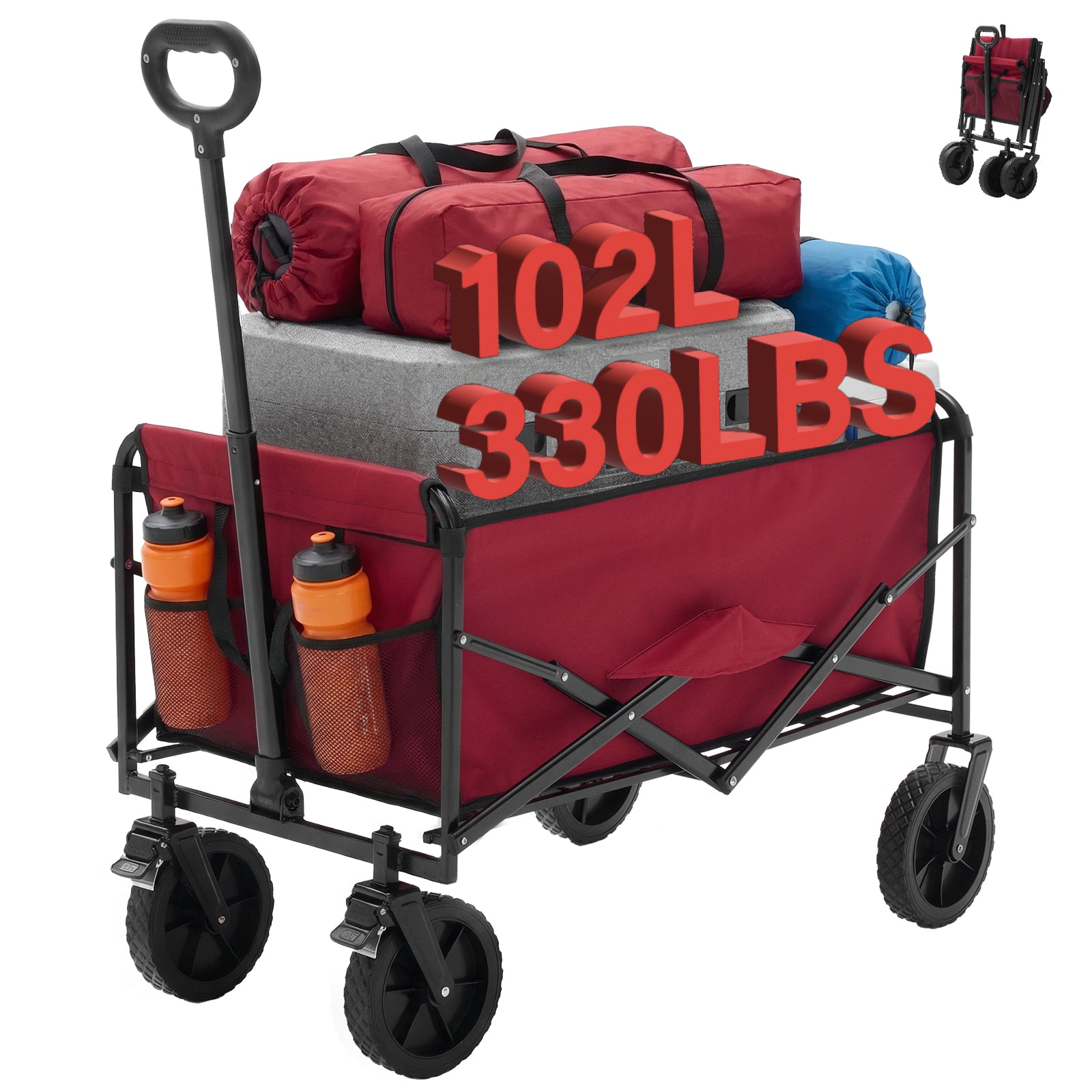 Chariot pliable