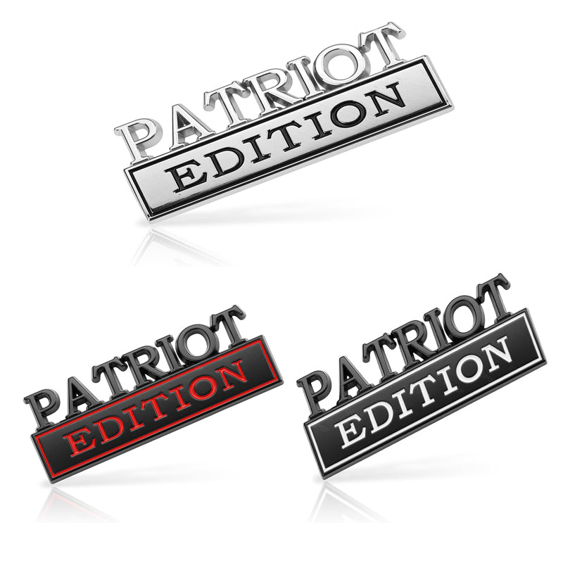 2pcs Patriot Edition Emblems