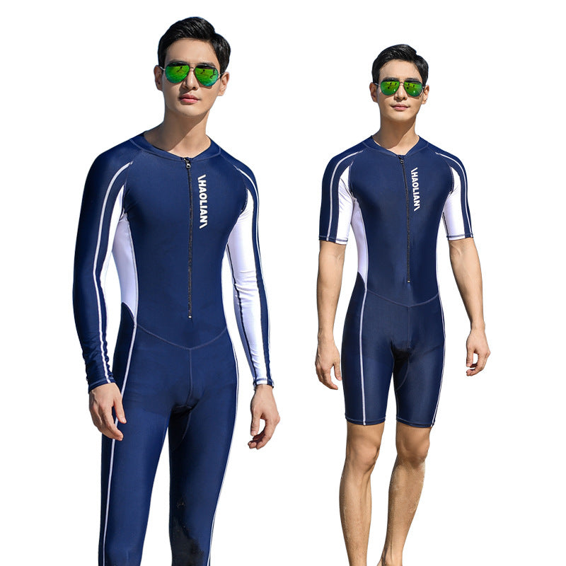Maillot de bain de plongée de protection solaire pour hommes