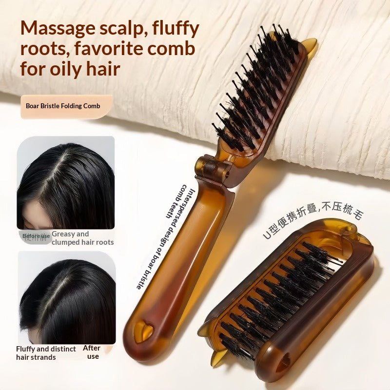 Peigne de maquillage pliable et extensible