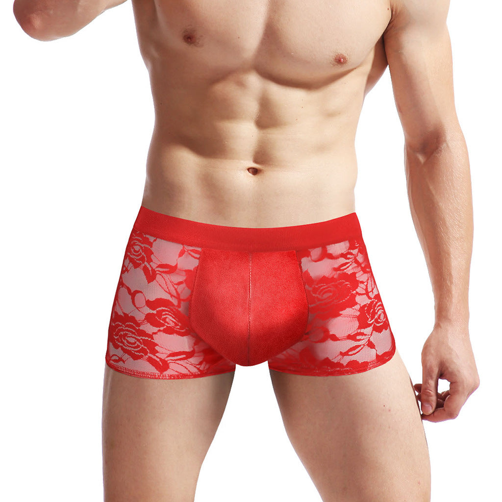 Boxer en cuir mince de taille moyenne