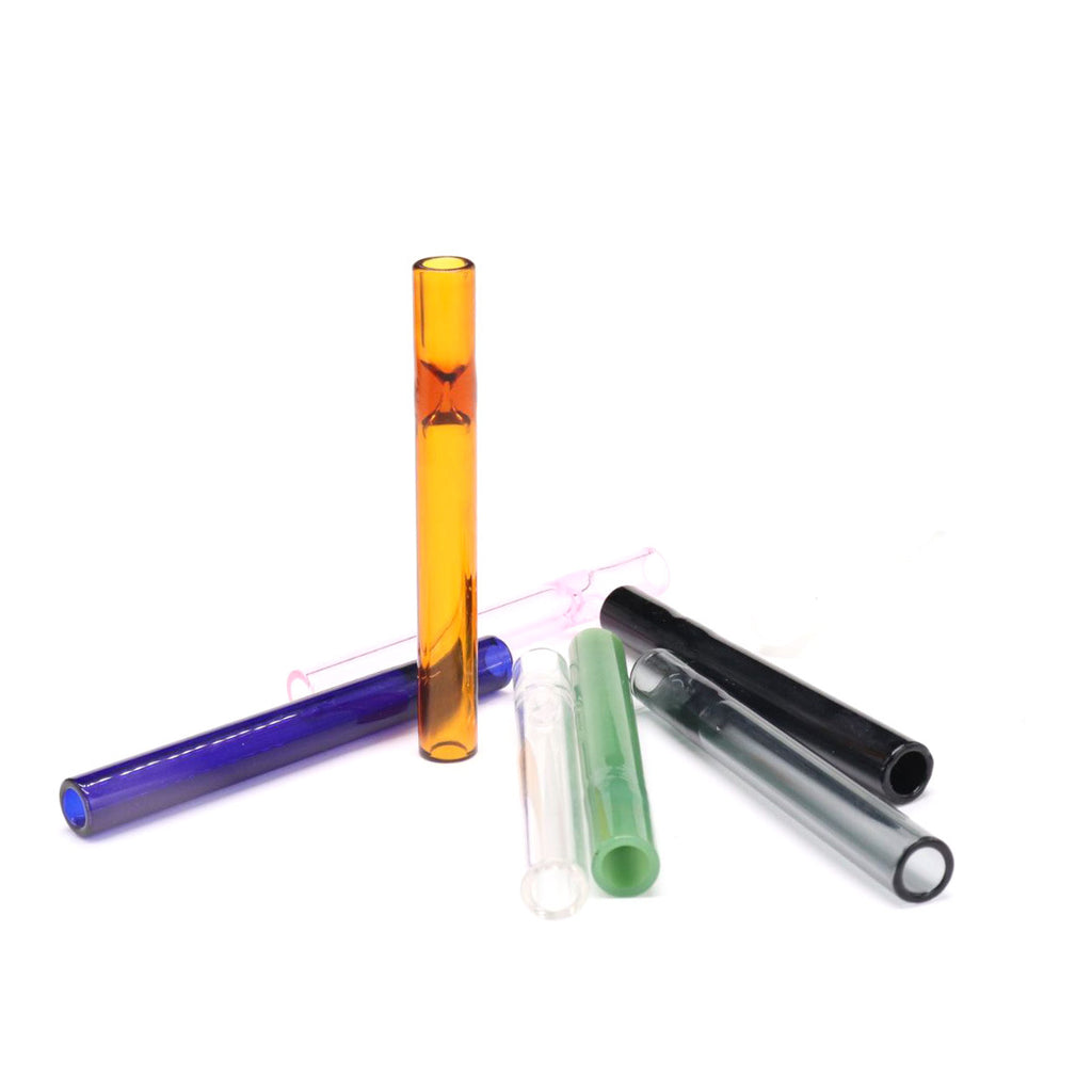 Clear Straight Glass Telescopic Suction Smoke Pipe