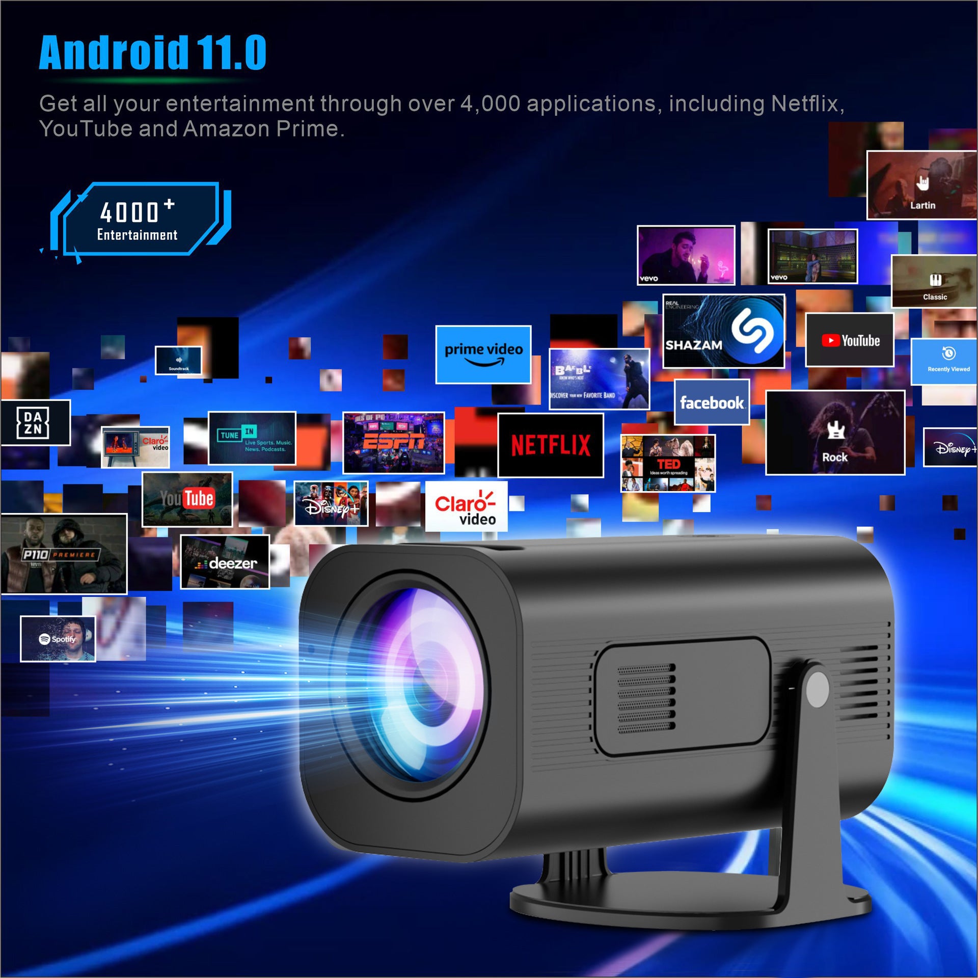 P330 Mini projecteur Théâtre Téléphone portable portable