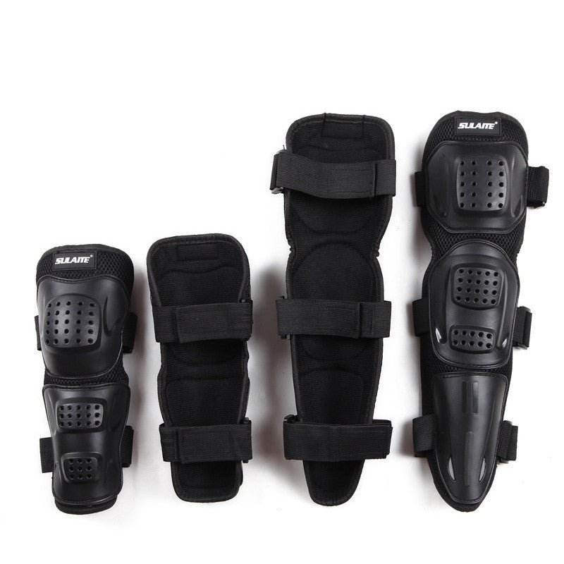 Poulie anti-chute anti-sismique adulte genou et elbow Pad moto équipement de protection d'équitation