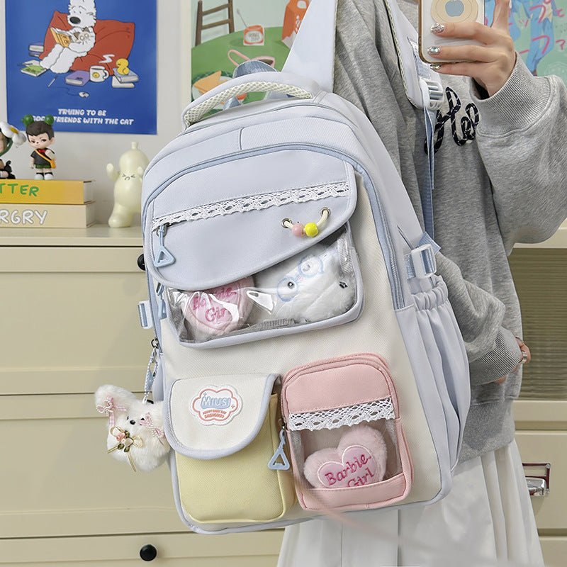 Petits élèves du secondaire Sac à dos élégant avec grande capacité