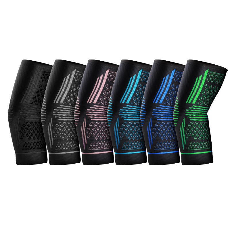Sports Elbow Guard Compresse élastique à quatre faces en nylon respirant