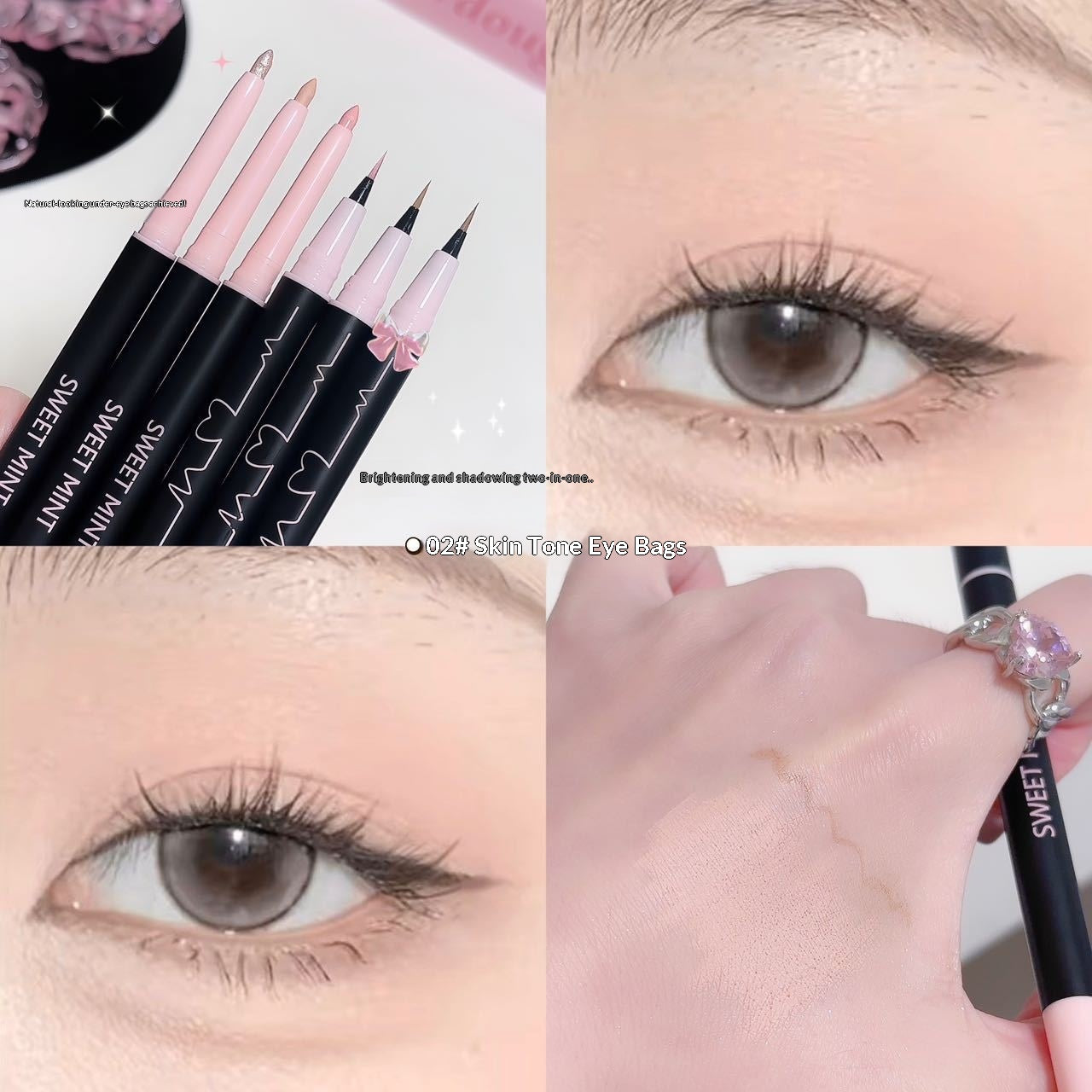 Stylo de mise en évidence et de contournage pour définir la zone sous les yeux et créer un effet endormi