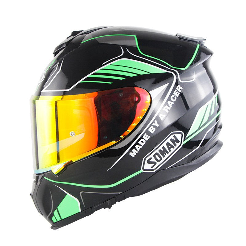 Casque de moto Full Face Riding Double Lens Casque de moto Full Cover