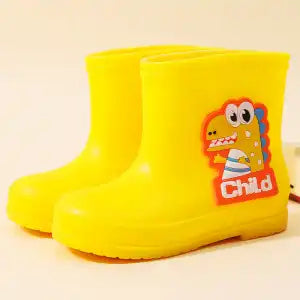 Les chaussures imperméables pour enfants en dinosaure sont épais et souples