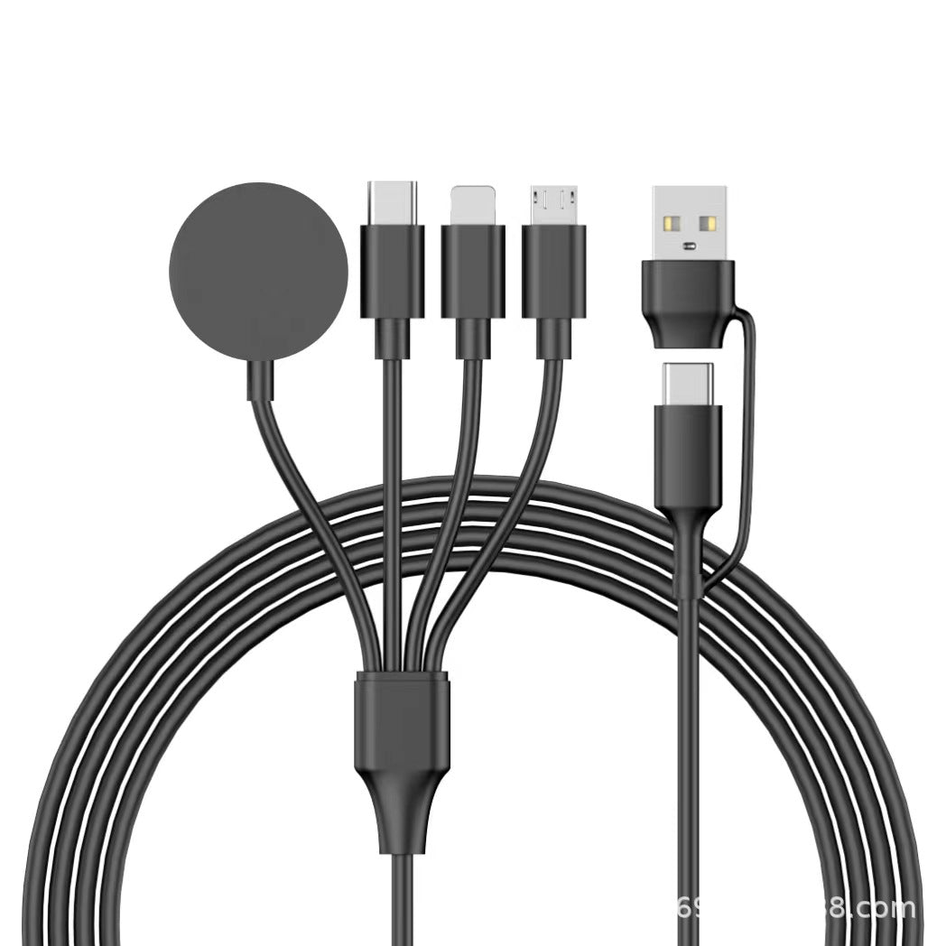 Câble de données sans fil 4-en-un pour téléphone portable à double usage