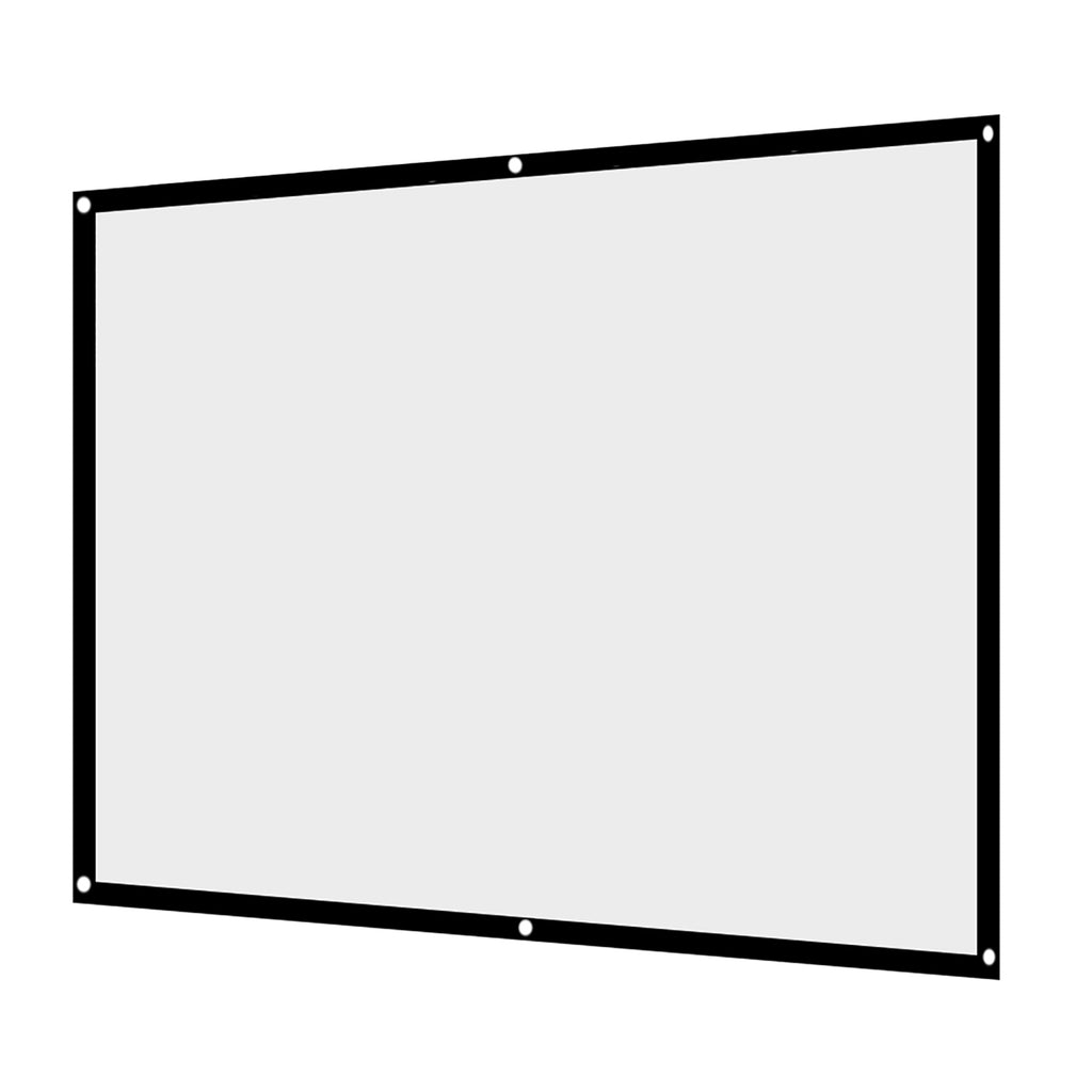 Écran de projection du rideau de projecteur blanc de NON pliable portatif 1pc 4:3 (100pouces)