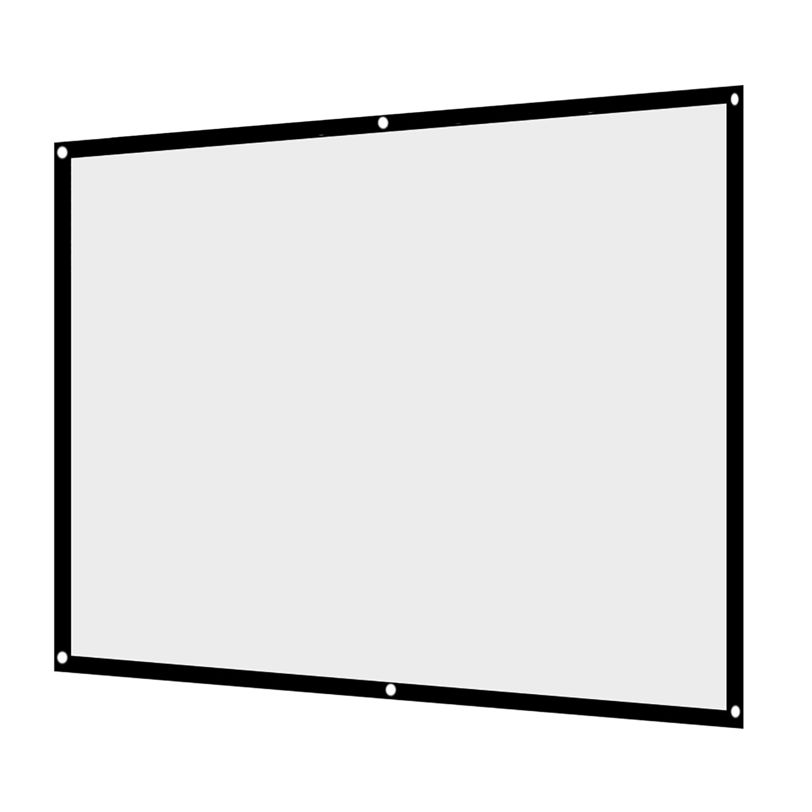 Écran de projection du rideau de projecteur blanc de NON pliable portatif 1pc 4:3 (100pouces)