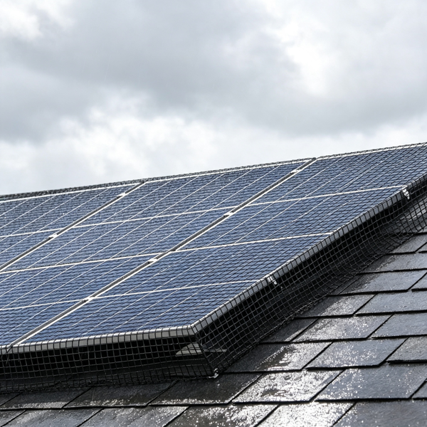 8 pouces X 1 00ft Solar Panel Bird Guard Kit