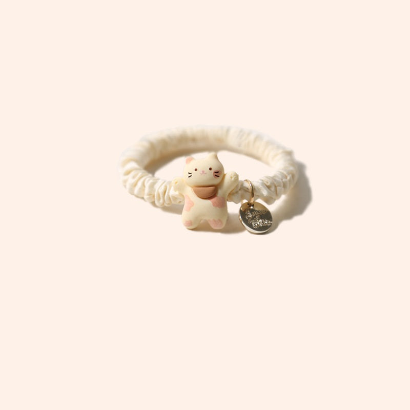 Mignon Kitty Grande Anneau de cheveux intestinal