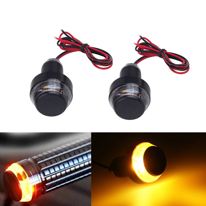 Terminal de poignée de moto 12LED Indicateur de virage bicolore