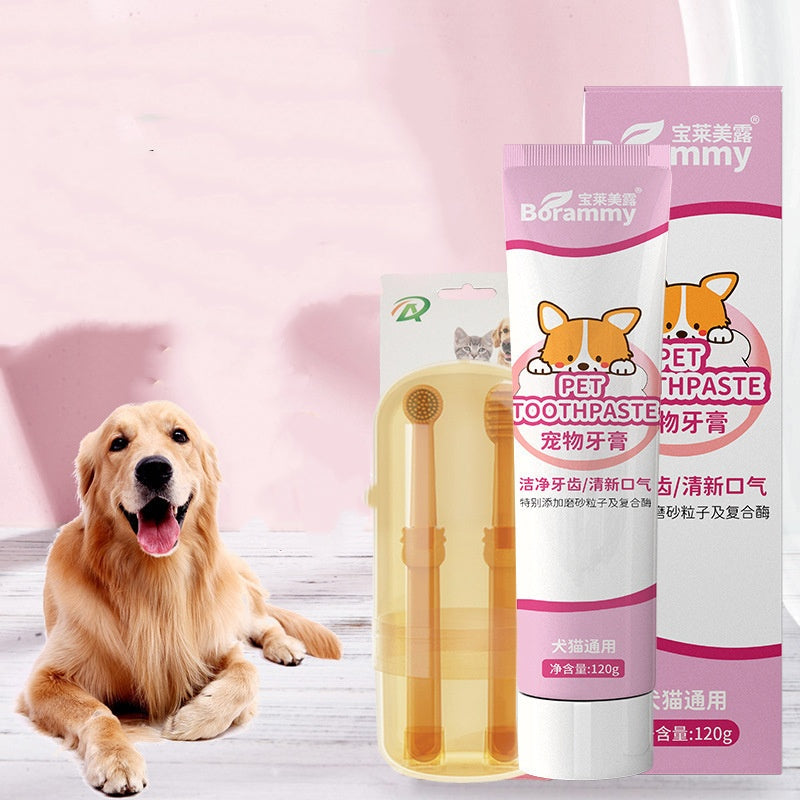 120g Chien Brosse dentaire Soins buccaux Dentifrice de chat comestible