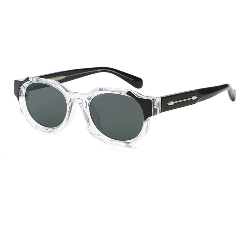 Couleur Collision Design Mode Mode Lunettes de soleil