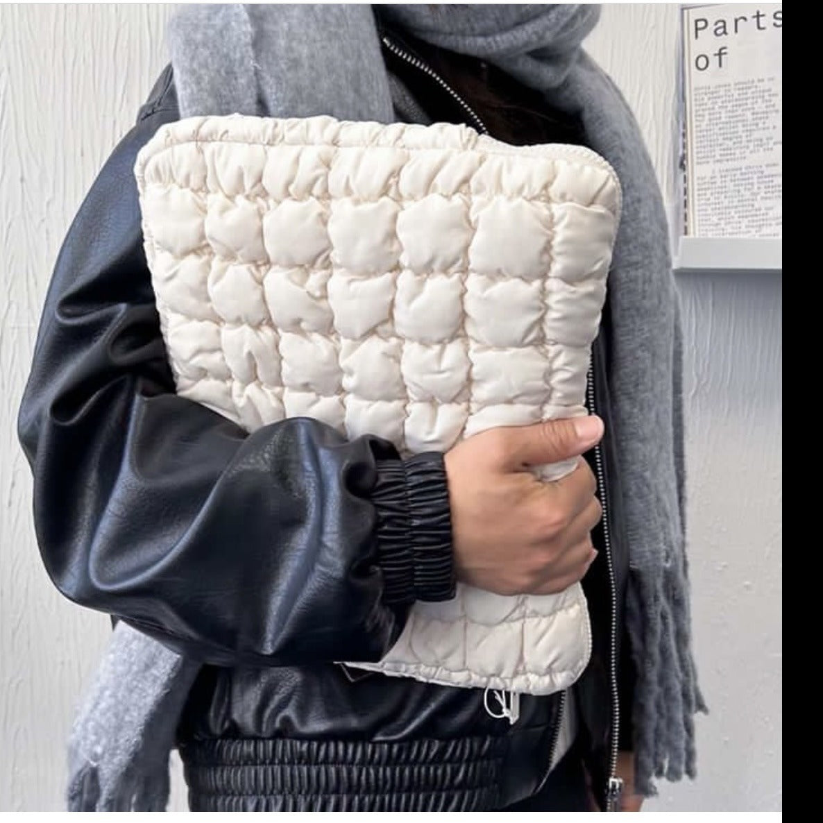 Sac portable de stockage en coton Cloud de grande capacité