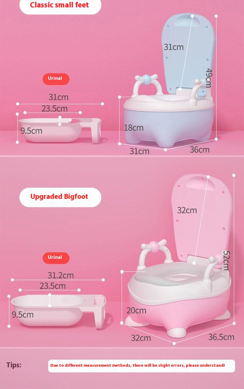 Toilettes Toilettes Grandes Toilettes Infant Pot Urinal Bucket Siège enfant Pot