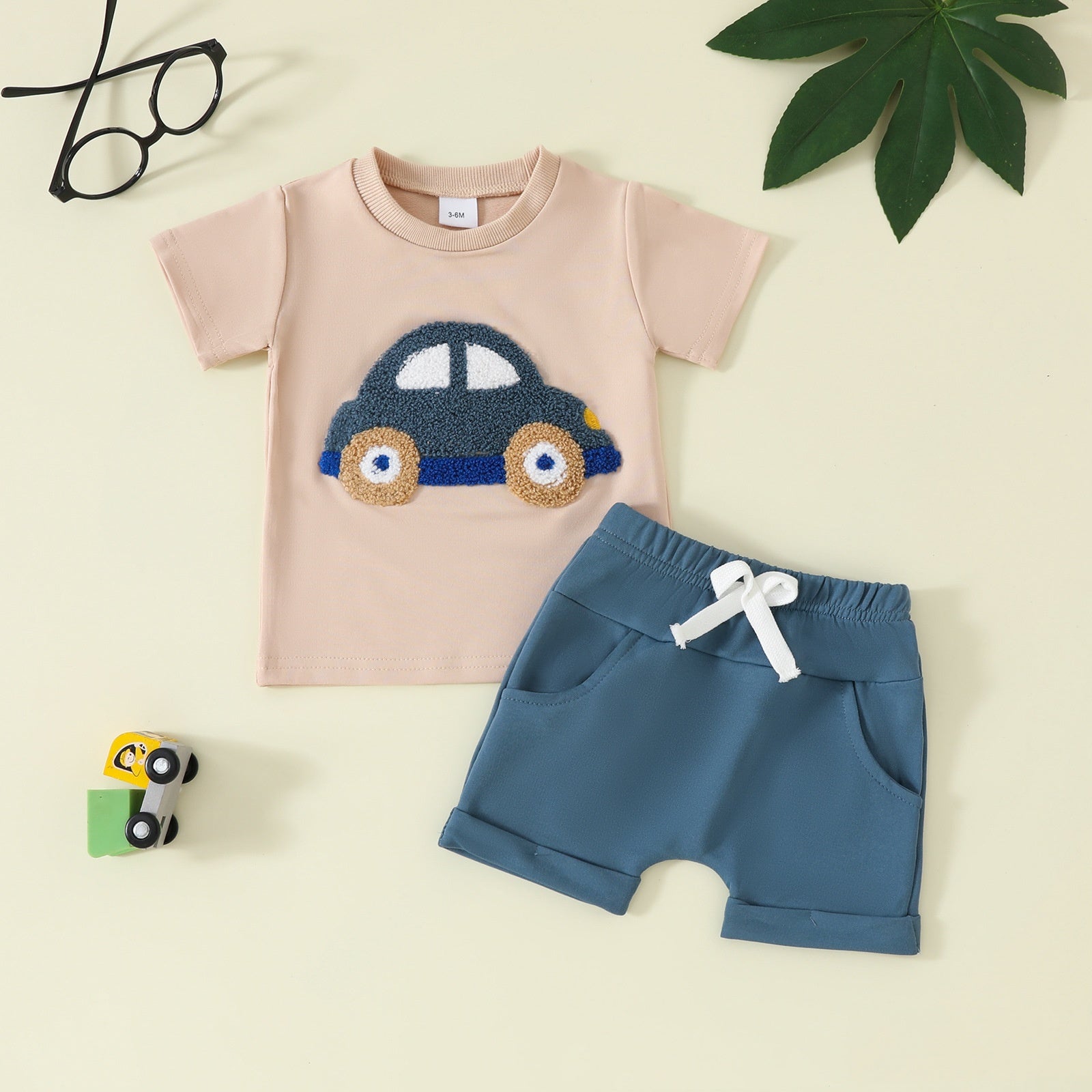 Ensemble de shorts à manches courtes pour garçons