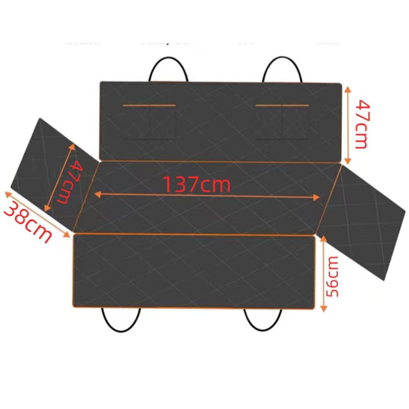 Oxford Cloth Car Pet Mat Siège arrière de voiture Anti-Dirty
