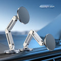 Support magnétique de téléphone voiture suspension écran voiture 360 degrés rotative alliage en aluminium en métal