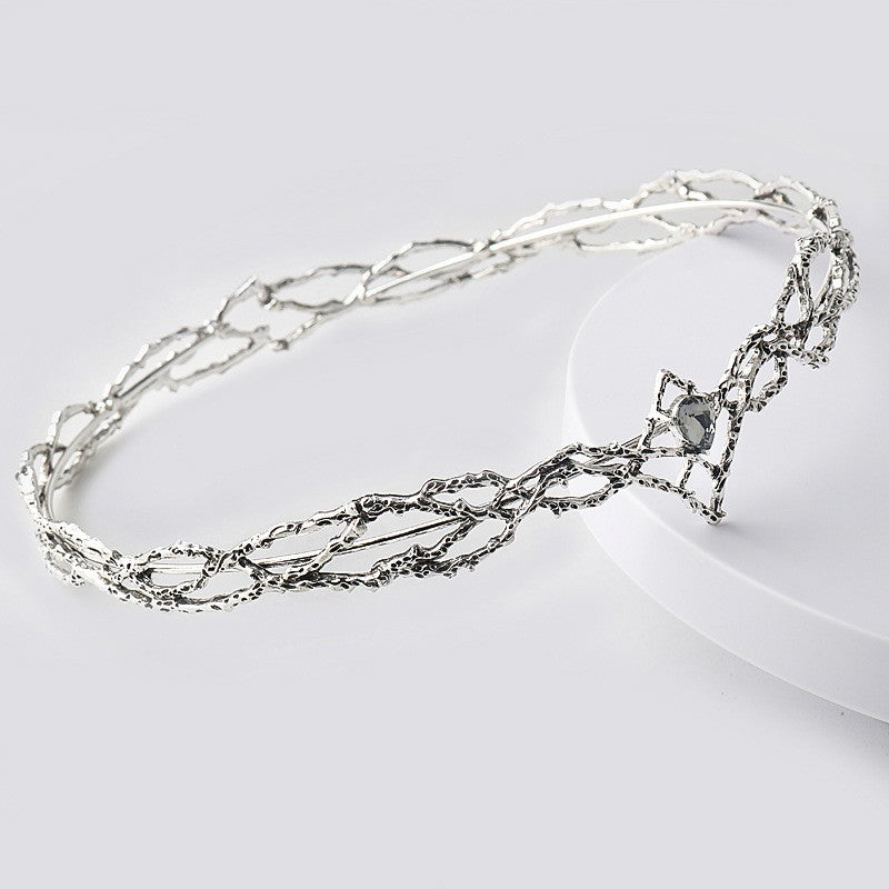 Fermoir de cheveux Gem Crystal Couronne dames