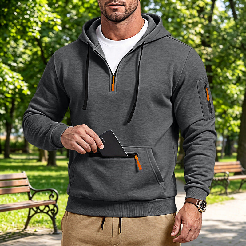 Sweatshirt de sport décontracté plus grand homme