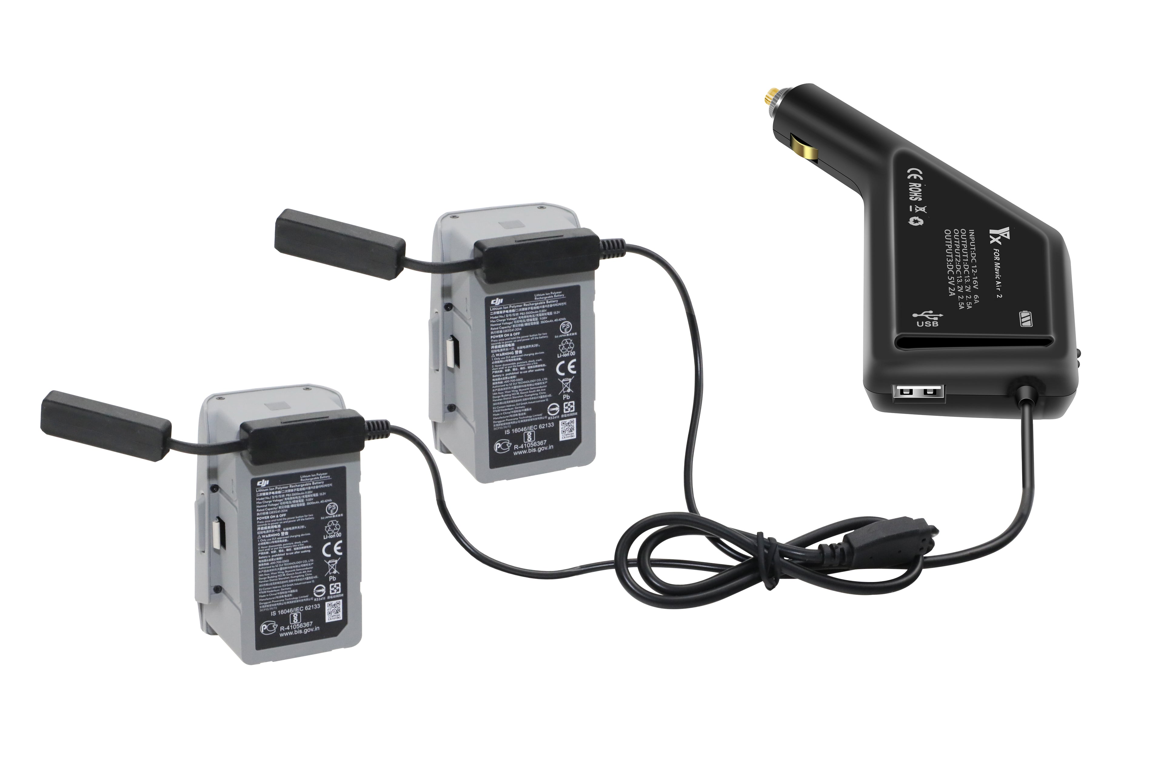 Chargeur Dual Electric Car Rechargeable Batterie Télécommande