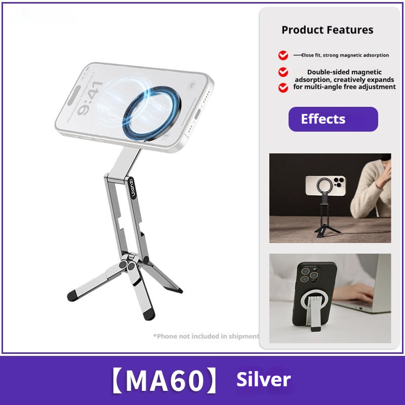 Trépied de téléphone magnétique pour la photographie Support portatif universel pour téléphones portables