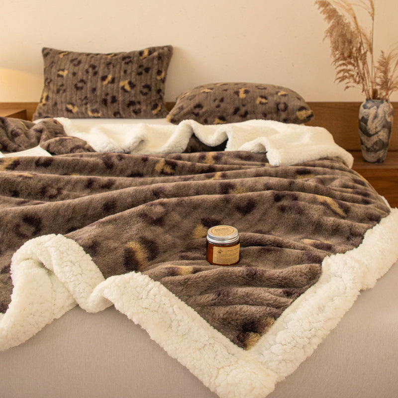 Couverture en châle à double couche épaissie
