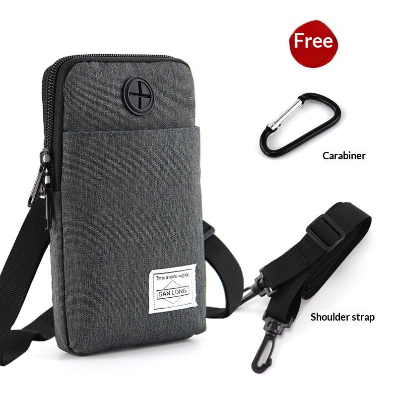 Oxford Cloth Waterproof Sport Outdoor Crossbody Phone Bag