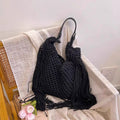 Sac tissé en fil de coton fait à la main pour femmes