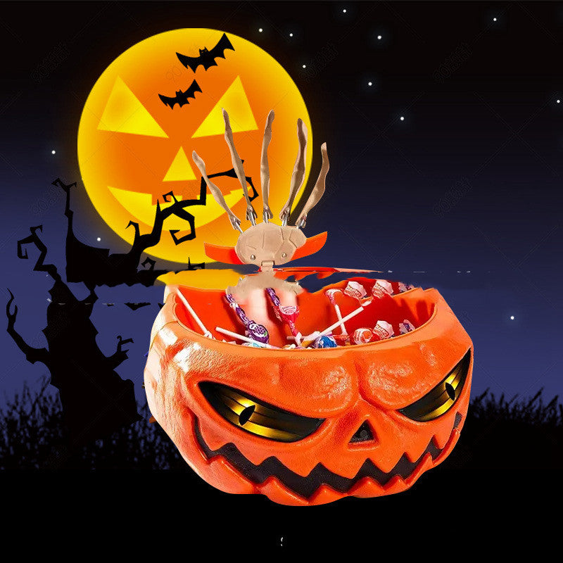 Halloween Habiller électrique parler citrouille Candy Bowl