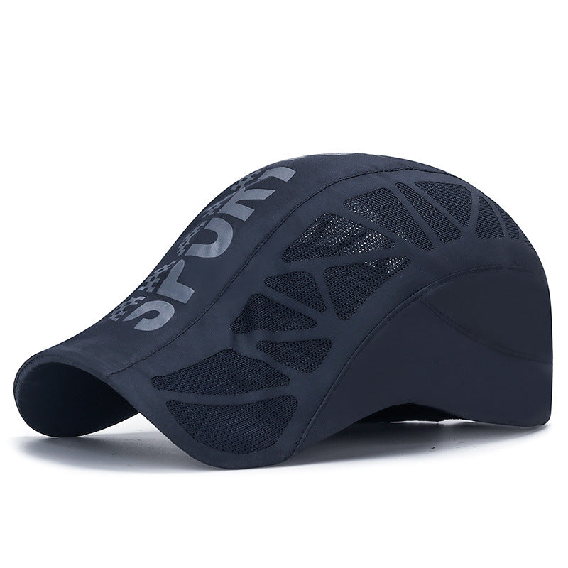 Lettre de SPORT Chapeau avant Mesh Respirant Homme