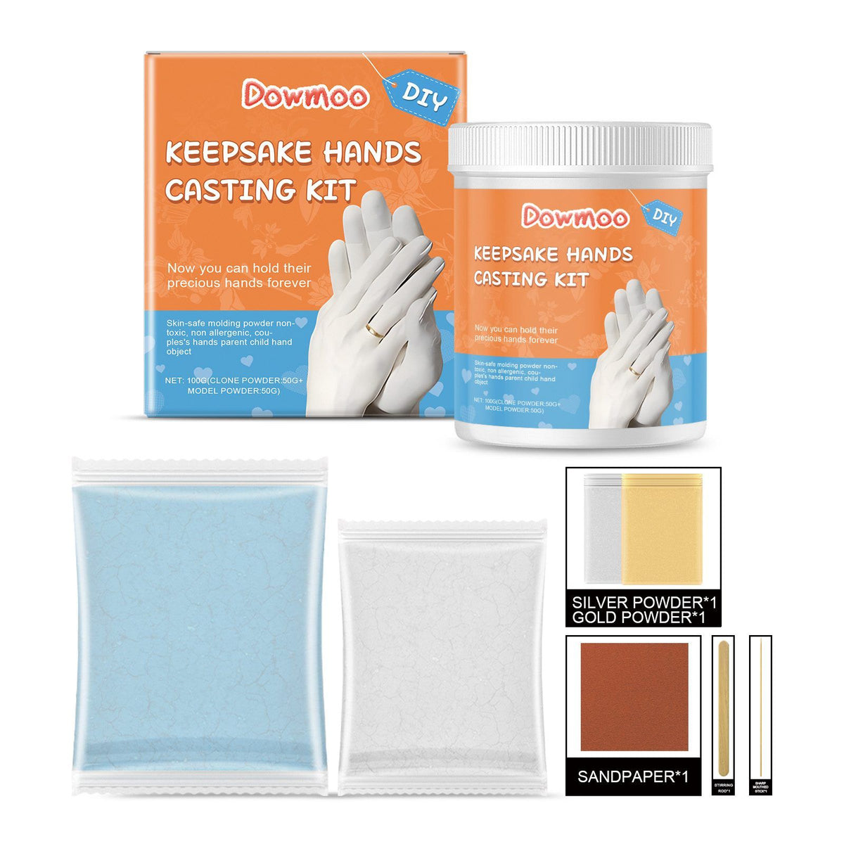 DOWMOO 3D Kit d'artisanat pour figurines en plâtre