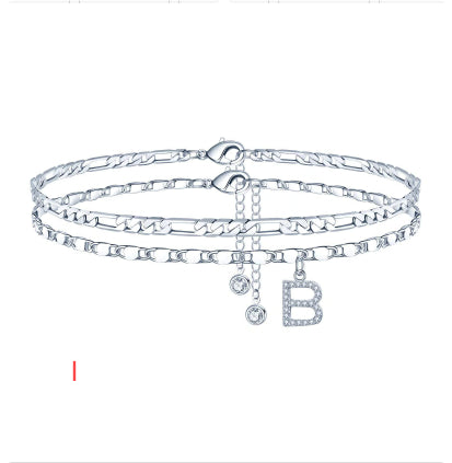 Pendentif anglais en zircon avec chaîne NK