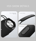 H53 Haut-parleur Bluetooth sans fil étanche Portable Outdoor Rugby Portable Haute Puissance Doubl