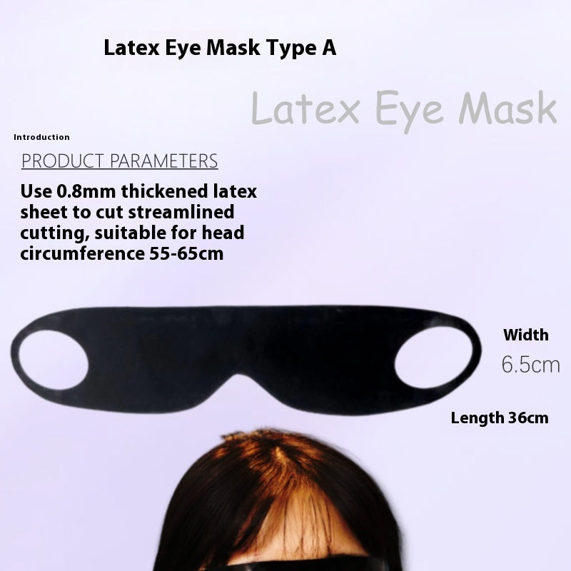 Accessoires pour masques oculaires en latex