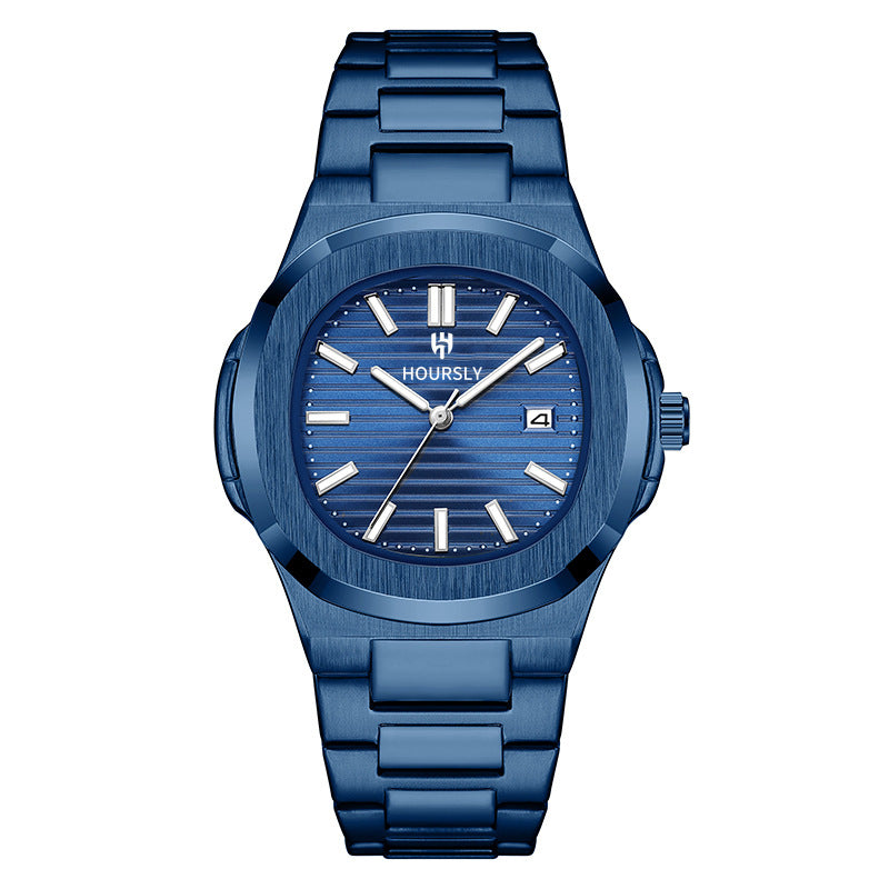 Fashion Premium Business Simplicité Ceinture en acier Quartz Montre homme